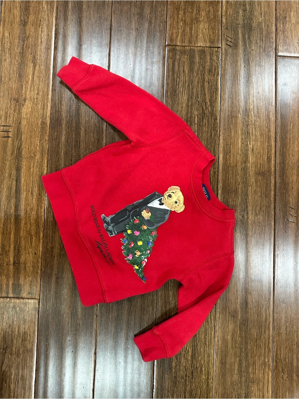 Polo Ralph Lauren Holiday Polo Bear Sweatshirt – Size 2T - Rare VHTF